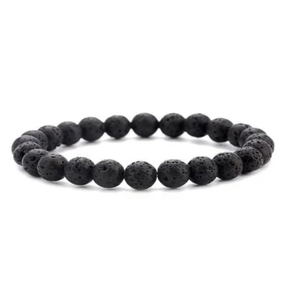 men volcanic stone bracelet - Picture 2 of 2